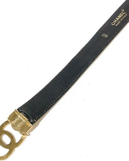 Chanel leather belt