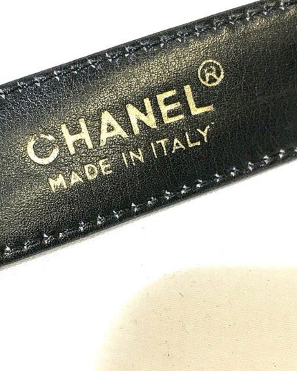 Chanel leather belt