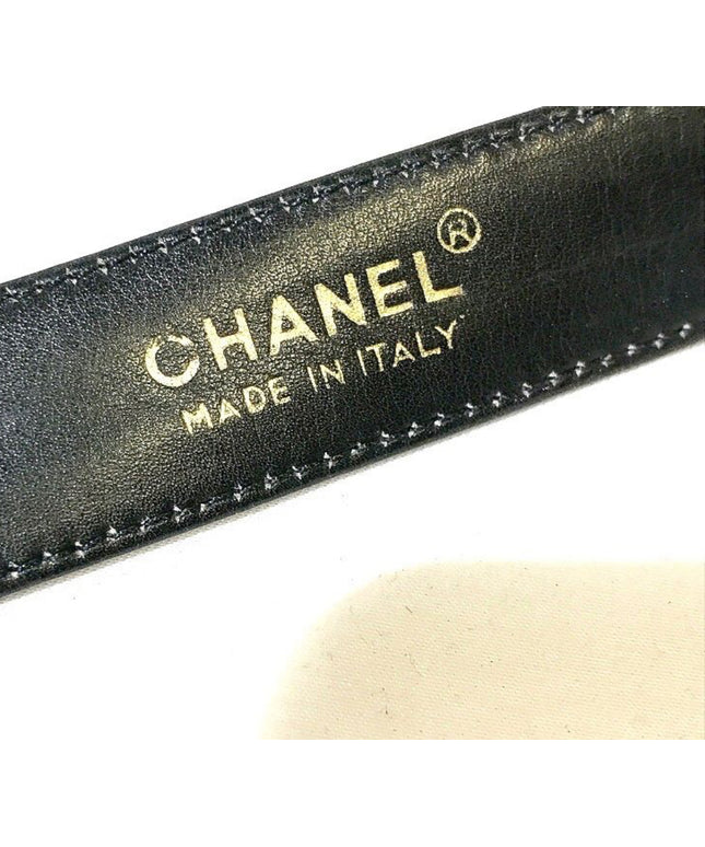 Chanel leather belt