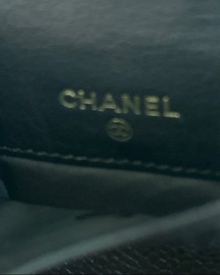 Chanel leather phone case